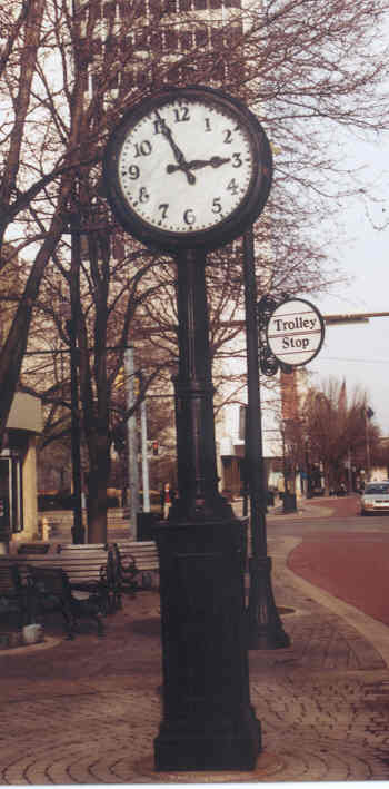 Street Clock Evansville