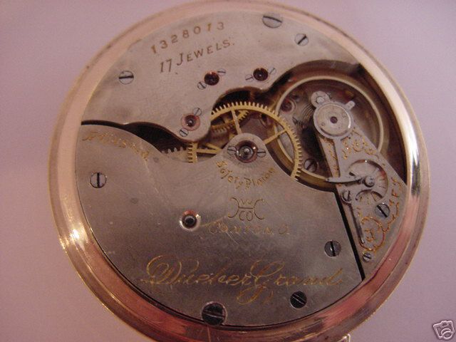 12 size Dueber Hampden lever set mvt