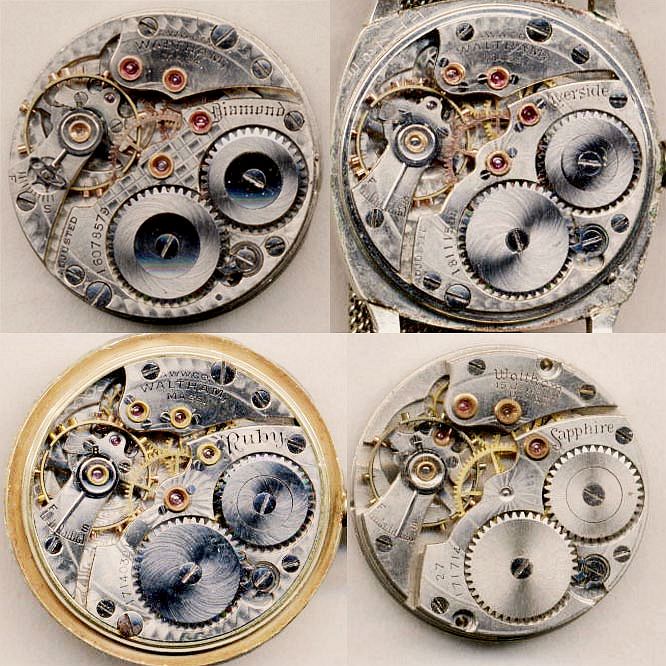 Waltham's "Jewel Series" of 6/0 watches