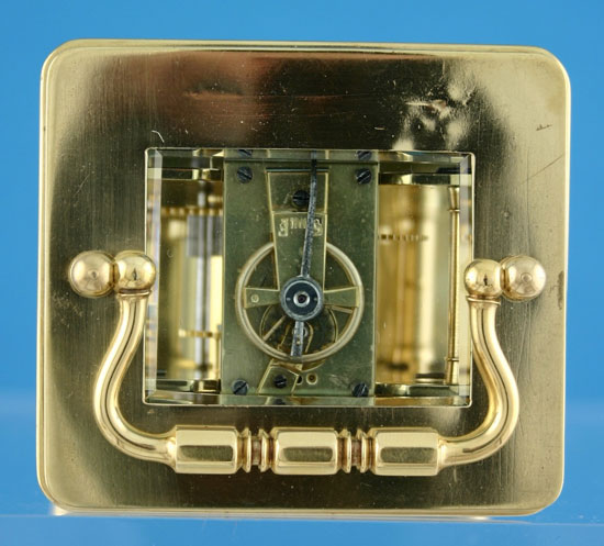 french travel clock top view