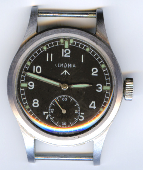 Military Lemania Wrist Watch