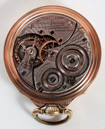 Interior of watch