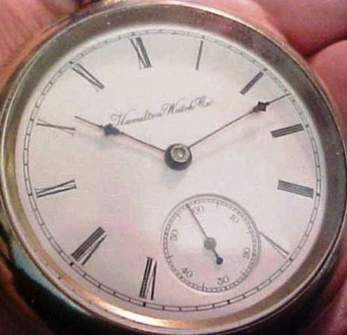 Hamilton 7J dial
