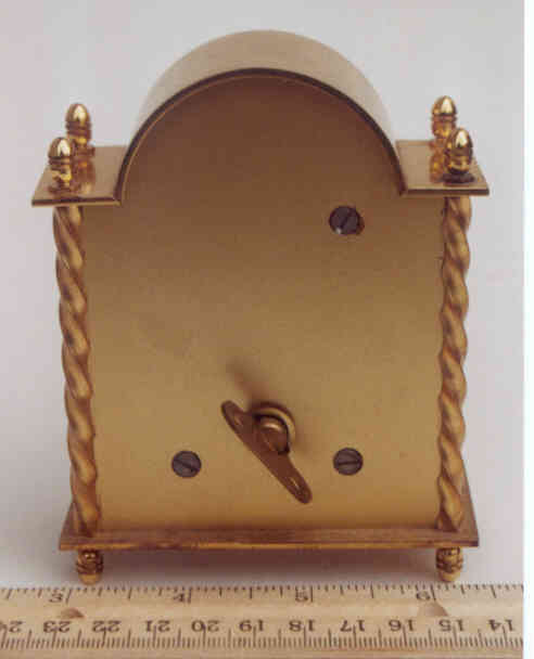 Cowtail clock rear