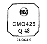 CMQ425 watch Crystal