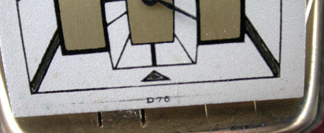 Hamilton D76 dial