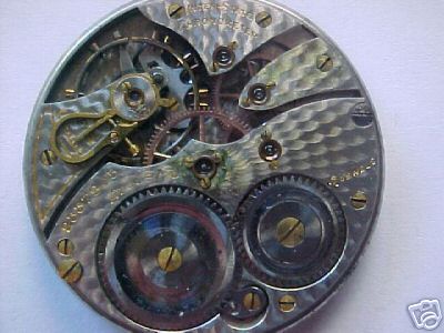 17j Interstate Chronometer mvt prior to cleaning