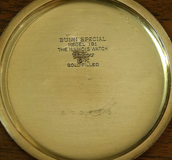Fahy's Model 181 case back