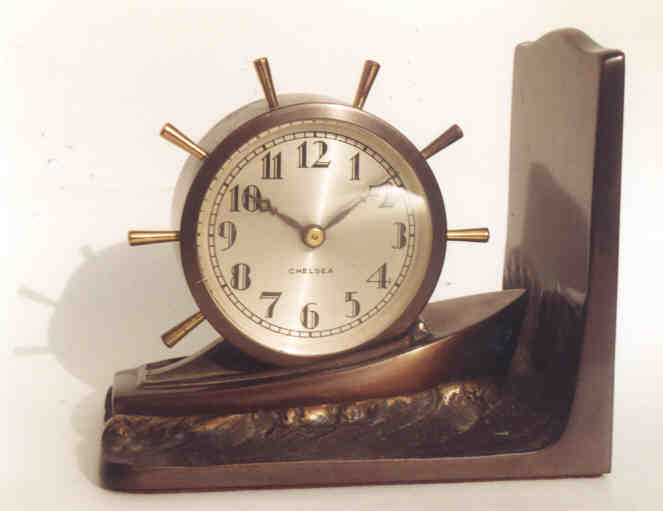 Chelsea bookend clock