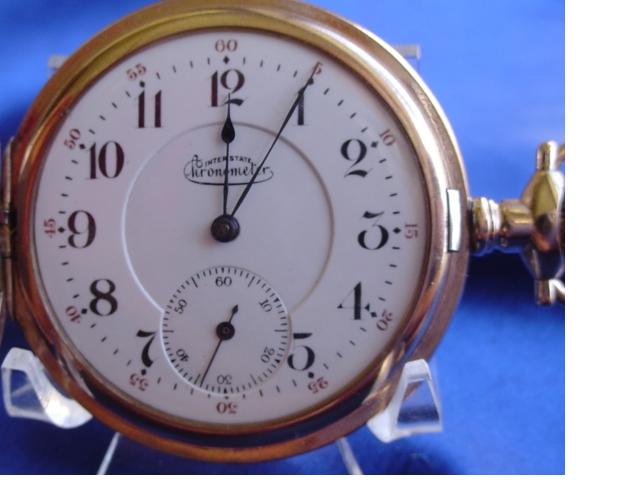 dial 17j Interstate Chronometer Hunter