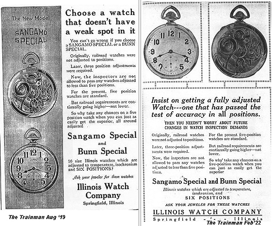 Sangamo Special ads