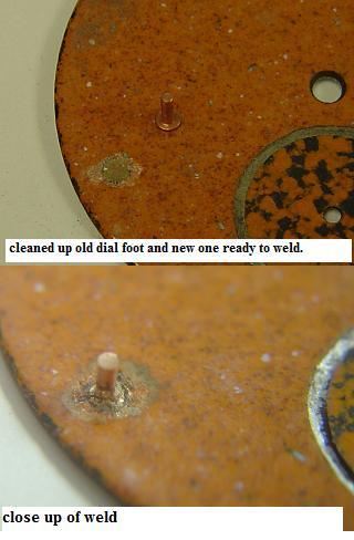 before the weld and after